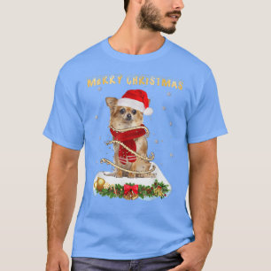 Merry Christmas Love Chihuahua,Chihuahua Wearing A T-Shirt