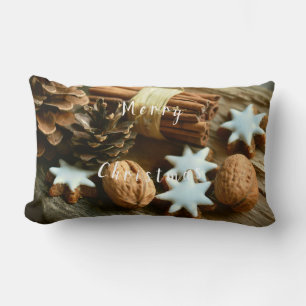 Merry Christmas Lumbar Cushion