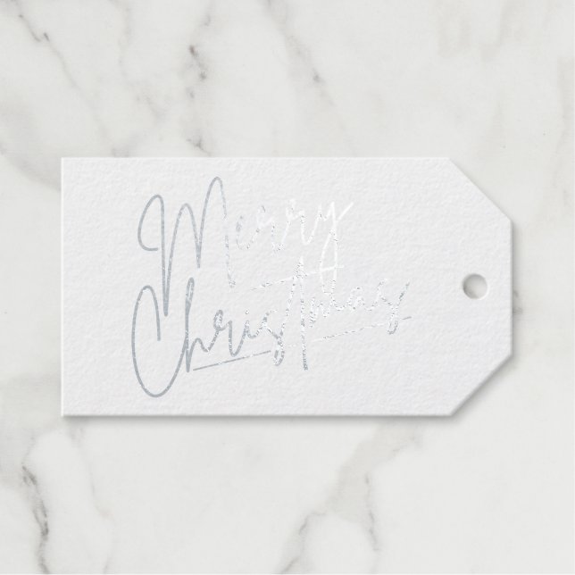 Merry Christmas Luxe  Gift Tags (Front (Horizontal))