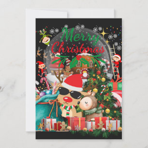 Merry Christmas Magic: Festive Holiday Delights Card