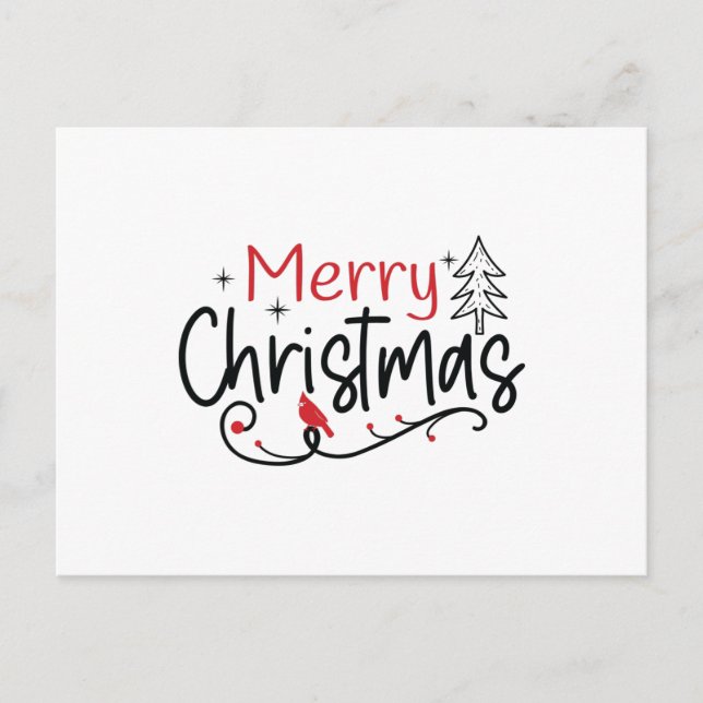 Merry Christmas Magic Postcard (Front)