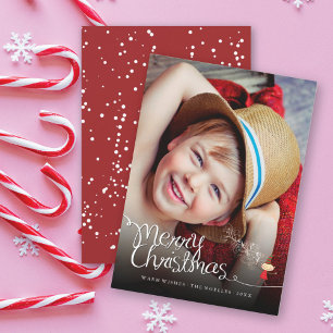 Merry Christmas Magical Fun Elf Holiday Photo Card