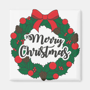 Merry christmas magnet