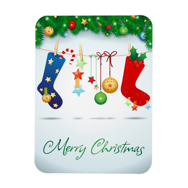 Merry Christmas  Magnet (Vertical)