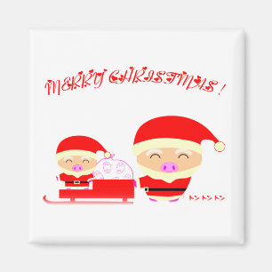 Merry christmas magnet