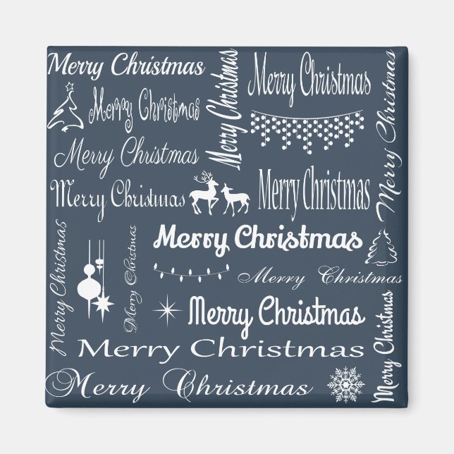 Merry Christmas Magnet (Front)