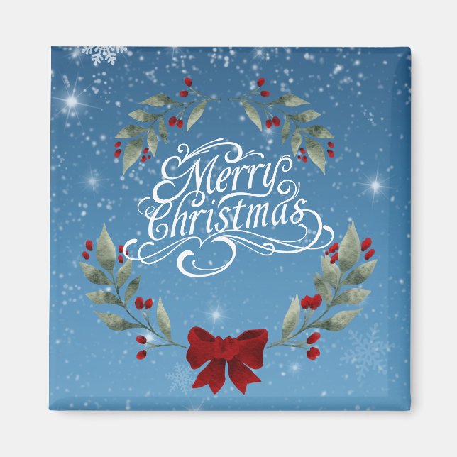 Merry Christmas Magnet (Front)