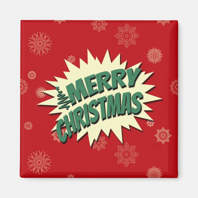 Merry Christmas Magnet (Front)