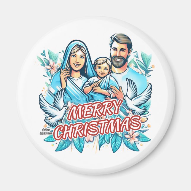 Merry Christmas  Magnet (Front)