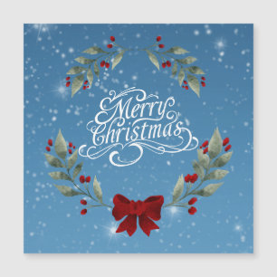 Merry Christmas Magnetic Card