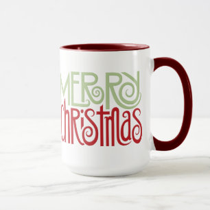Merry Christmas margarita green Mug