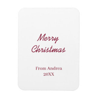 MERRY CHRISTMAS MARON FROM NAME 20XX SIMPLE MINIMA MAGNET