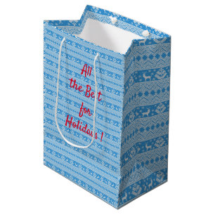 Merry Christmas Medium Gift Bag