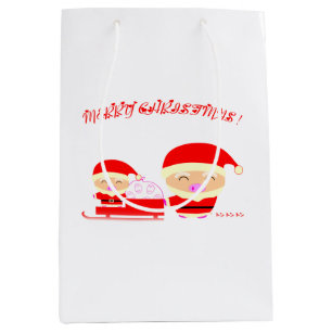 Merry christmas medium gift bag