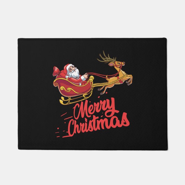 Merry Christmas Men Women T Shirts. Doormat (Front)