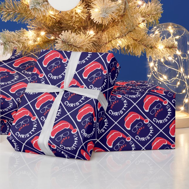 Merry Christmas, Merry & Bright   Wrapping Paper (Holidays)