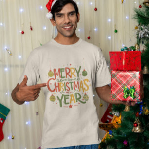 Merry Christmas - Merry Christmas & Happy New Year T-Shirt