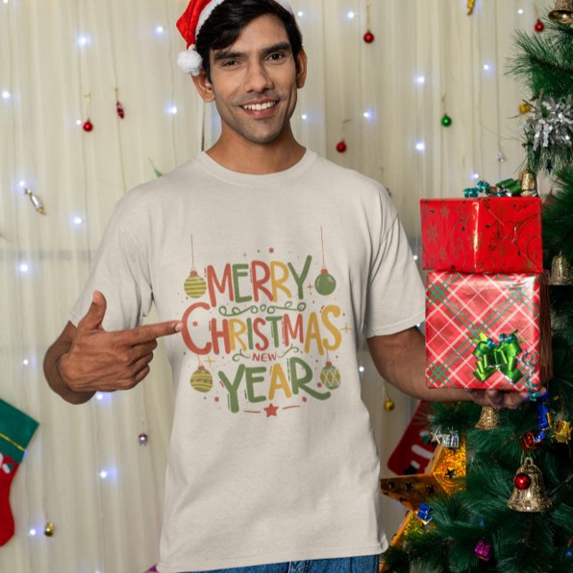 Merry Christmas - Merry Christmas & Happy New Year T-Shirt (Creator Uploaded)