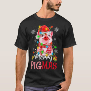 Merry Christmas Merry Pigmas Cute Pig Funny Xmas T-Shirt