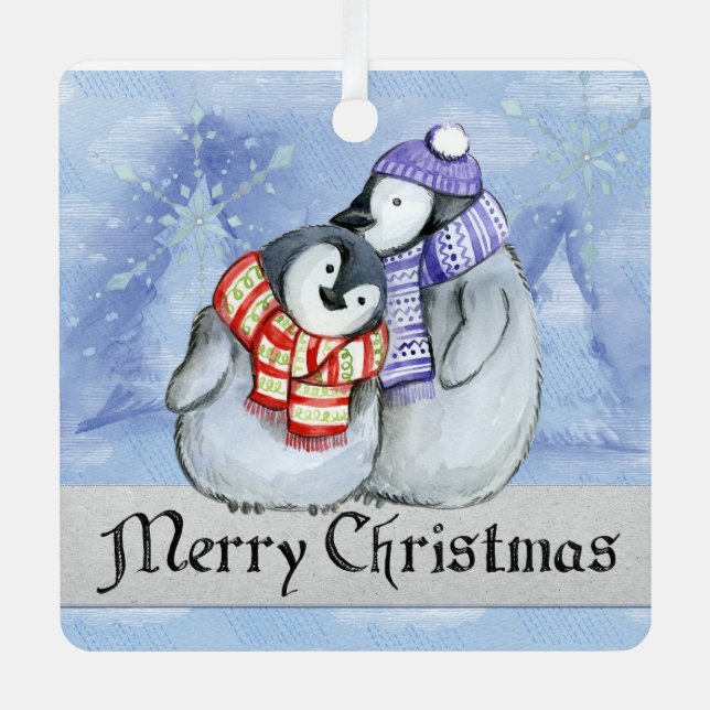 Merry Christmas  Metal Tree Decoration (Front)