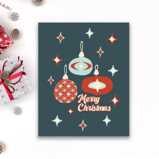 Merry Christmas Mid-Century Modern Poster (Creator Uploaded)