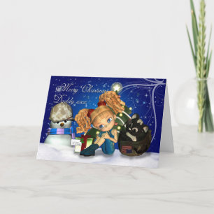 Merry Christmas Military Daddy Holiday Card
