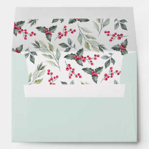 Merry Christmas Mistletoe Envelope
