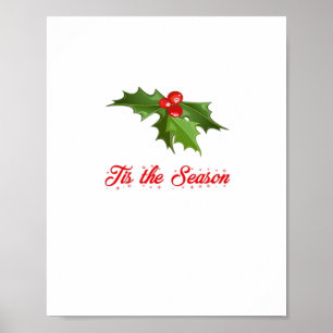Merry Christmas Mistletoe Poster