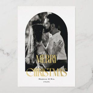 Merry Christmas Modern Arch