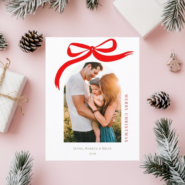 Merry Christmas Modern Arch Holiday Design (Creator Uploaded)