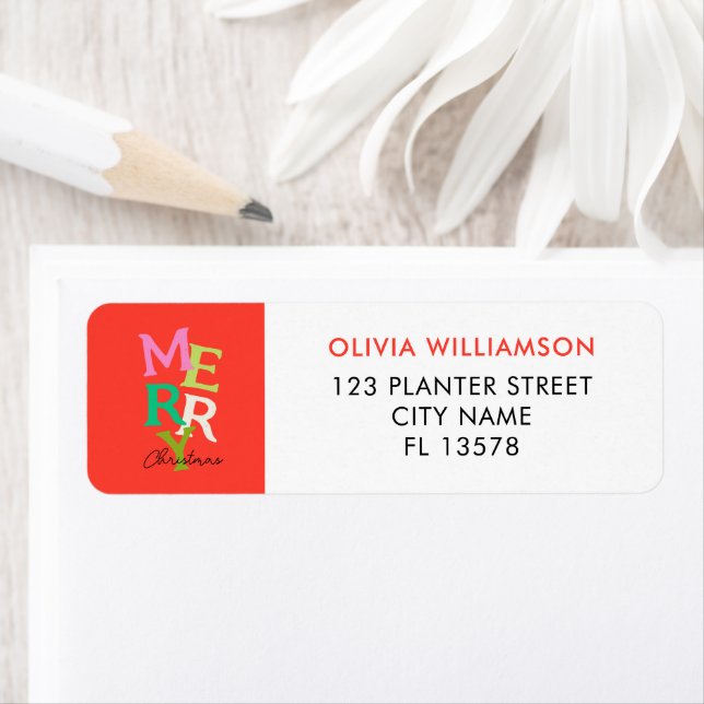 Merry Christmas Modern Bright Holiday (Insitu)