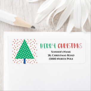 Merry Christmas Modern Colourful Holiday Card