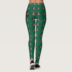 Merry Christmas Modern & Elegant Leggings