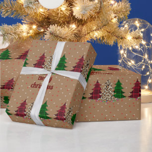 Merry Christmas Modern & Elegant Wrapping Paper
