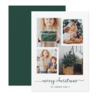 Merry Christmas | Modern Four Photo Collage