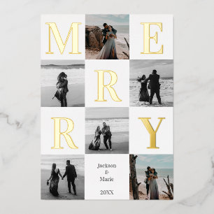 Merry Christmas Modern Multi Photo Design