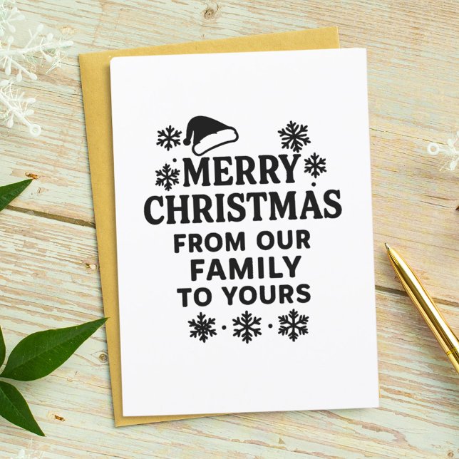 Merry Christmas modern photo card (Creator Uploaded)