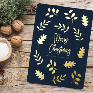 Merry Christmas Modern Simple Foliage Botanical