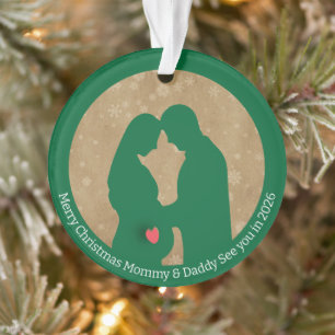 Merry Christmas Mommy & Daddy See you in 2026 Ornament