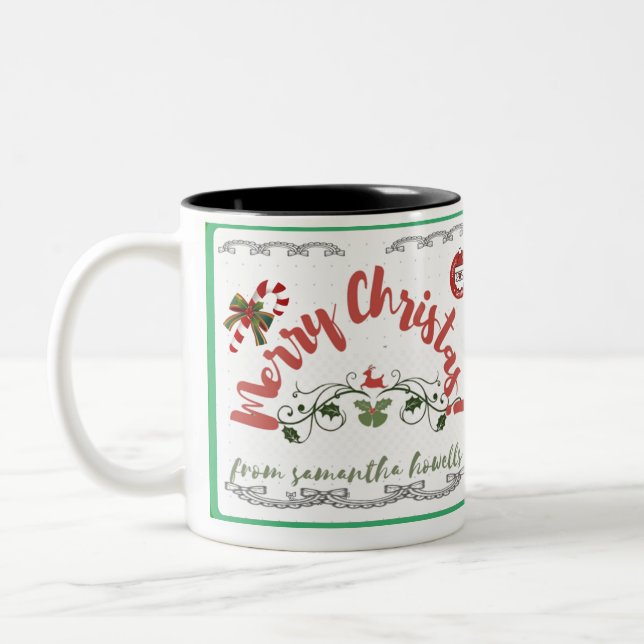 Merry Christmas Morning Coffee! Mug (Left)