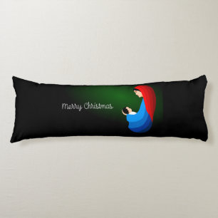 "MERRY CHRISTMAS" MOTHER AND CHILD BODY CUSHION
