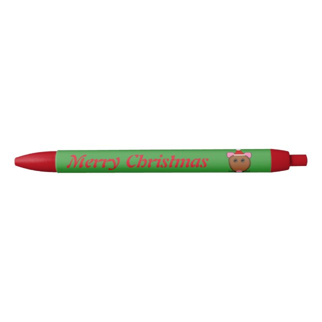 Merry Christmas Mouse Custom Pen (Front)