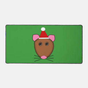 Merry Christmas Mouse Desk Mat
