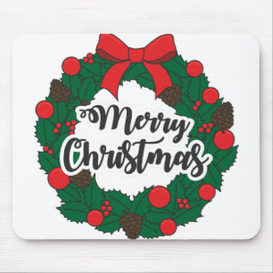 Merry christmas mouse pad
