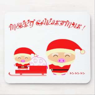 Merry christmas mouse pad