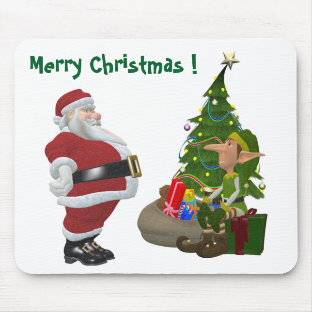 MERRY CHRISTMAS MOUSE PAD (Front)