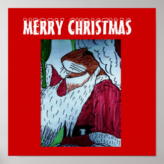 MERRY CHRISTMAS MOUSE poster