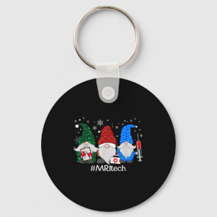 Merry Christmas Mri Tech Gnomes Cute Xmas Leopard  Key Ring