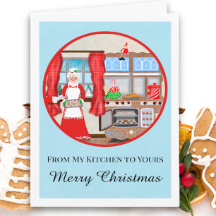 Merry Christmas Mrs. Claus Kitchen Card