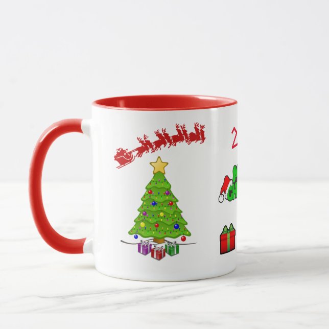 Merry Christmas Mug (Left)